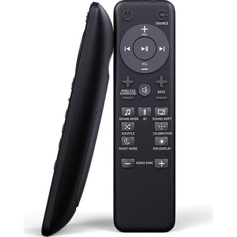 Télécommande Pour Barre De Son - Compatible 2.1 3.1 5.1 - Sans Configuration - ABS Noir - Lot De 2 (1/5)