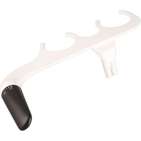 Abattant de toilette bidet intelligent, ultra-mince, à double buse, raccord en T en cuivre 7/8, jet d'eau douce, non électrique, facile à installer (1/5)