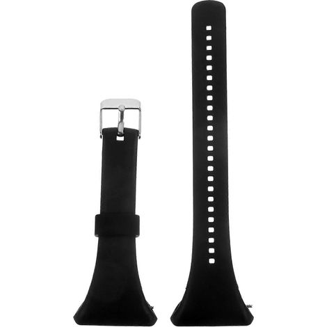 Bracelet de montre tendance en plastique, bracelet de rechange à dégagement rapide, compatible avec les montres POLAR FT4/FT7 (noir)-12.53.3cm-Black (1/3)