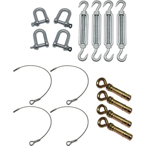Static Caravan Tie Down Kit with Ground Anchor Bolts (Restraining Tether Mobile Home Siting)