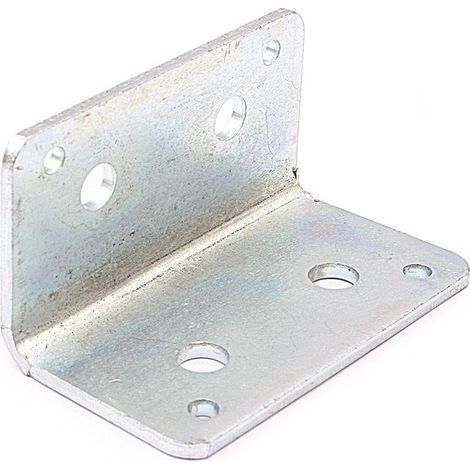HERRAJES ALK escuadra angulo zinza 70x40x2,5mm zincado , La escuadra ángulo con medidas 70x40x2,5 mm es el modelo Zinza de la marca ALK (1/2)