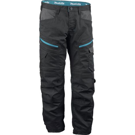 Makita Vector Stretch Trousers Leg 33 W36 MK303M Slim Fit Triple Stitch Seams