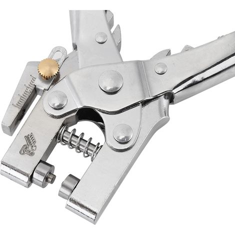 Pince à œillets avec 100 pièces de rivets creux pour fixation rapide sur cuir et tissu (1/5)