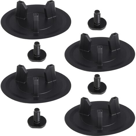 4 joints de rechange pour bonde d’évier et de lavabo avec vis, joints en caoutchouc étanches pour bouchon d’évier de cuisine (1/5)