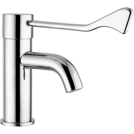 Miscelatore per lavabo monocomando con leva clinica in ottone con finitura cromata - Idral 900.12 (1/4)