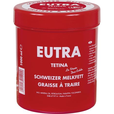 KERBL Eutra Melkfett 1000 ml Euterpflegemittel Euterpflegecreme 1518