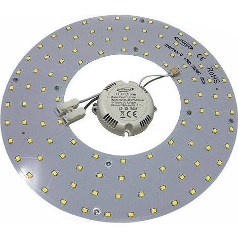TRADE SHOP - Circolina Led Modulo Neon Circolare 32 W 265 V Ricambio Plafoniere Luce Ca-32 - -Bianco Caldo      -