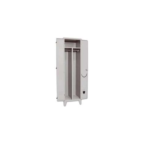 ARMADIO SPOGLIATOIO SPORCO/PULITO A DUE ANTE MONTATO  cm.50x50x180h.    PROMETAL
