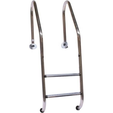 Scaletta di Risalita Modello Trianon per Piscina con Skimmer in Acciaio Inox AISI 304 - 2 Scalini (1/4)