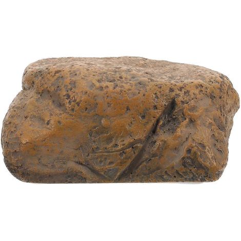 Cache-clés extérieur dissimulé, boîte de rangement pour clés, cache-clés en imitation pierre pour jardin (1/5)