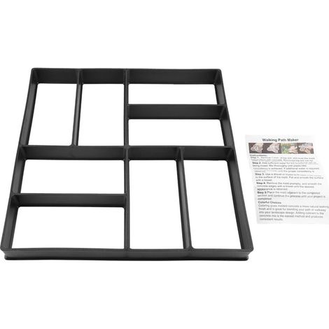 Paving, Roadway, Concrete, Mold, Jumping Mold, Garden, Lawn, Path, Paving Stones, Step (1/5)