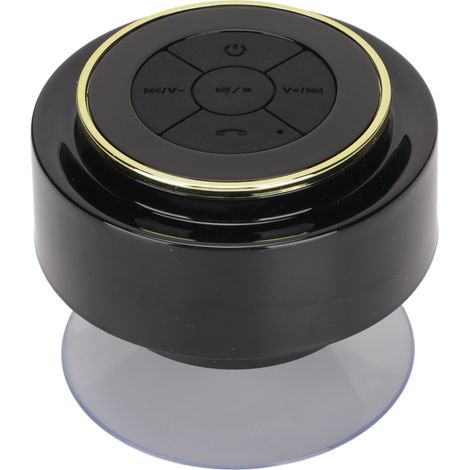 Enceinte de douche Bluetooth F012 avec double appairage, radio multifonction étanche pour les fêtes de famille, la piscine et la plage