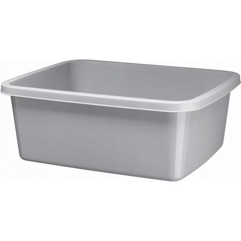 Bol rectangular Galicia 12 l gris 1 ud. (1/2)