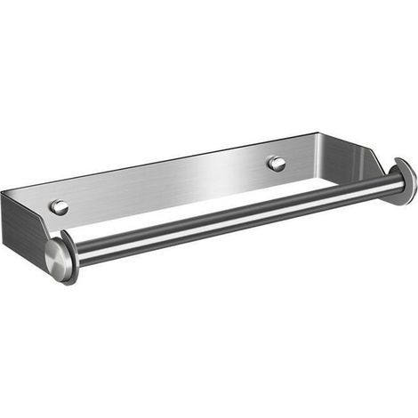 Drouleur essuie-tout mural distributeur de papier aluminium et film support droulant de rouleau de cuisine argent YYV (1/4)