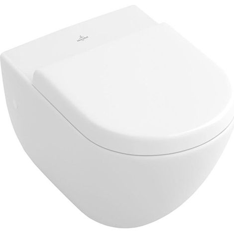 Villeroy & Boch Subway Flachspül-WC, oval, wandhängend, Abgang: (1/5)