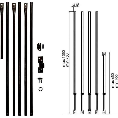 Clés à serrure quintuple Pz 5 100Q Moia
