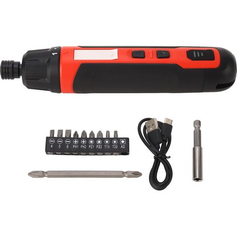 [JAMAIS UTILISÉ]Tournevis électrique 360 tr/min, 6 vitesses, rotation avant/arrière, rechargeable, mini tournevis électrique (1/5)