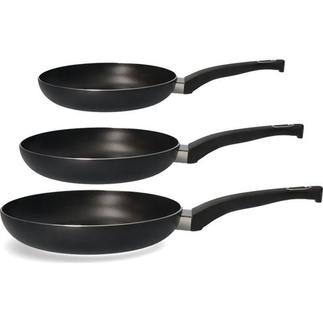 3er-Set Antihaft-Pfannen „BASIC LINE“ Gourmet Kitchen (1/4)