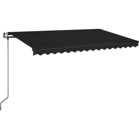 Maison Exclusive - Markise Automatisch Einziehbar 400x350 cm Anth