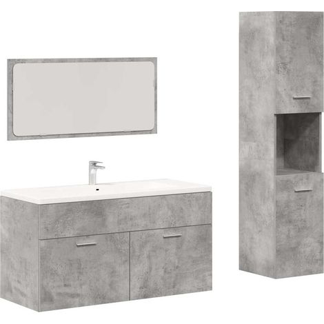 Maison Exclusive - Set muebles de baño 2 piezas madera contrachap