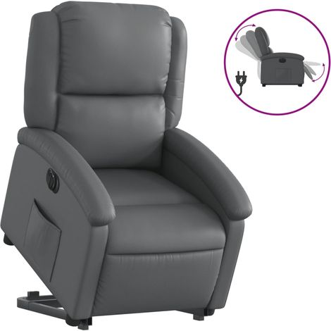 Maison Exclusive - Relaxsessel mit Aufstehhilfe Elektrisch Grau K