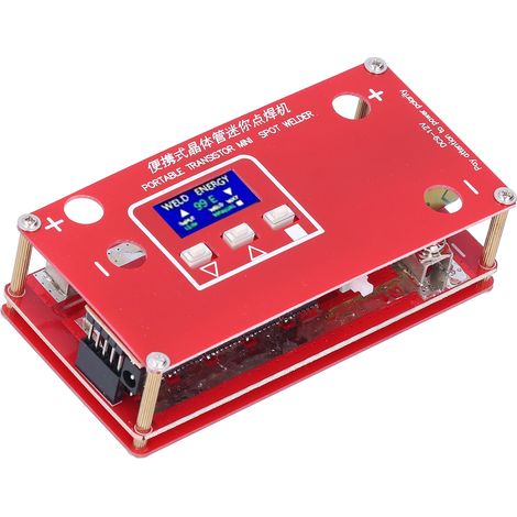 Machine à souder par points portable avec écran LCD et kit de soudure à transistors compatible avec les batteries de voiture 18650 12V