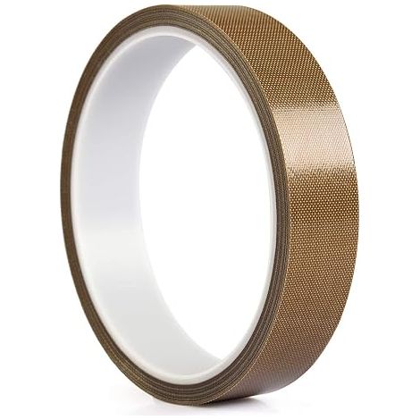 Tape/PTFE Tape, High Temperature Adhesive Tape for Vacuum Packing Machine, Manual or Pulse Sealing - Suitable for 19mm10m (1/5)