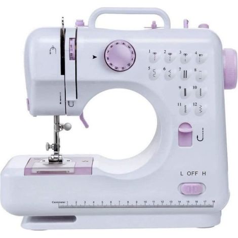 Machine à Coudre Standard - - Légère - 12 Points Intégrés - Facile à Utiliser (1/3)
