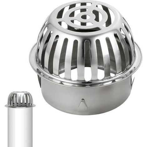 Stainless Steel Gutter Strainer Gutter Protection Protects against contamination of roof pipes, leaves, moss Helps with easy drainage (suitable for roof pipes (1/5)
