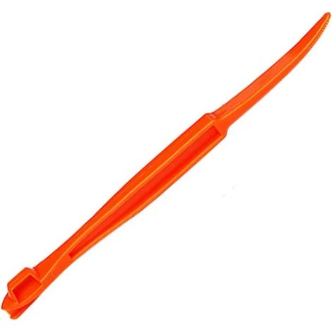 Orangenschäler aus Kunststoff, einfach zu bedienen, Orangenschneider, Schäler, Dosenöffner, Küchenzubehör, Messer, Werkzeug (Orange - 1 Stück) (1/4)