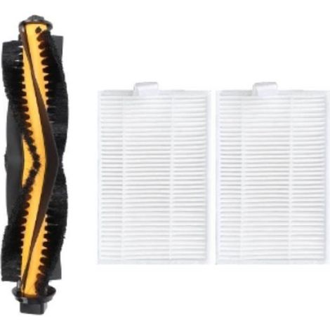 Rouleau de Brosse - Filtre HEPA - Compatible avec Aspirateur Robot Proscenic 800T - Lot de 2 (1/4)