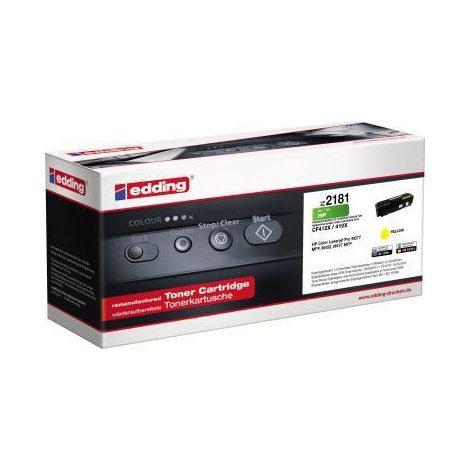 Toner kein Originalzubehör Kompatibel mit: HP 410X EDD-2181 ca. 5.000 Seiten gelb (1/3)