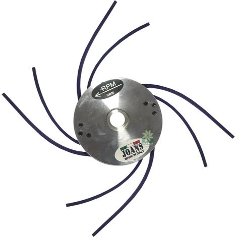 TESTINA DISCO DECESPUGLIATORE JOANS PRATICA IN ALLUMINIO NON ROMPE FILO FORO 16