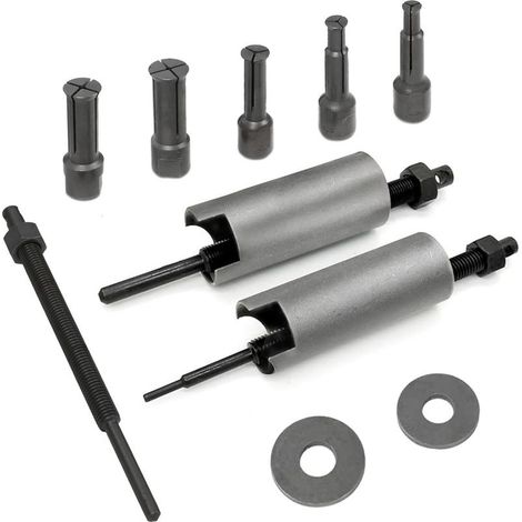 Outil extracteur de roulement moto 9-23mm – Acier Cr-V traité – Compatible avec moto, vélo, automobile – 5 tailles de clips incluses (1/5)