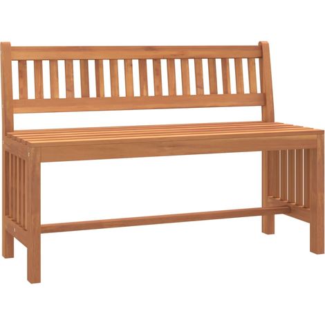 Banc de jardin Banc extérieur Banquette de jardin 110 cm bois massif d'eucalyptus (1/5)