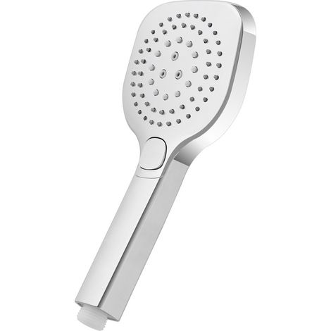 Doccino arrotondato 26 cm con tre tipi di getto cromo in ABS Hidra (1/3)