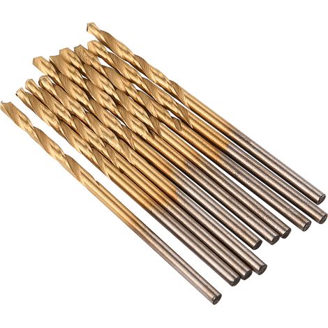 10 Stück 2 mm Mikro-HSS-Spiralbohrer mit geradem Schaft für elektrische Bohrmaschinen (1/5)