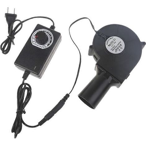 Ventilateur 110V 220V AC 9733 avec contrôleur de vitesse variable pour refroidissement DIY, idéal pour projets de ventilation et extraction d'air, ventilateur secteur haute puissance. (1/4)
