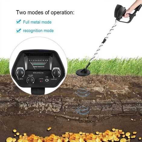 Détecteur de métaux haute sensibilité avec bobine étanche IP68 – Outil professionnel pour la recherche de trésors en extérieur (1/4)