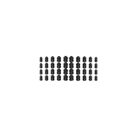 Kabelverbinder – Packung mit 40 wasserdichten Kunststoff-Kabelverbindern, 3,5–13 mm, Drahtschutzdichtungen, PG 7/9/11/13,5/16, schwarz. – Crezuo
