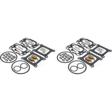 Kit de réparation de carburateur (2 pièces) compatible avec les modèles Edelbrock 1400, 1404, 1405, 1406, 1407, 1409, 1411 et 1477, ainsi qu'avec les carburateurs Carter AFB pour véhicules et bateaux. (1/5)