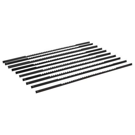 Lames de scie à chantourner 130 mm – Acier au carbone trempé – 24 TPI pour coupe précise du bois, plastique et métaux non ferreux – Hd Outillage (1/4)