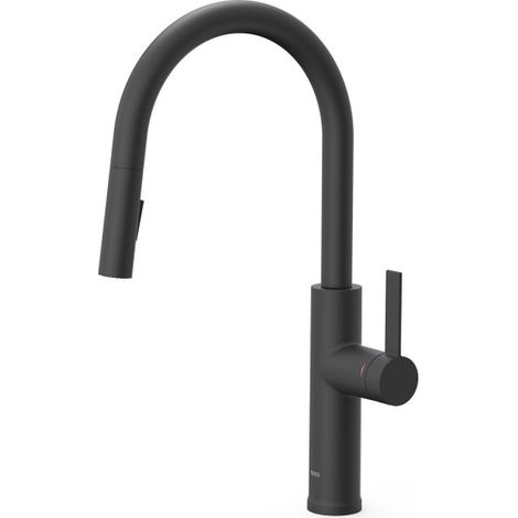 Mitigeur cuisine à bec amovible et 2 types de jet BLACKMAT (noir mat) - TRES 23043804NM