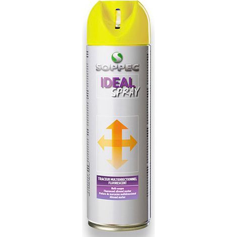 Spray marqueur Ideal Soppec 500ml blanc (Par 12) (1/2)