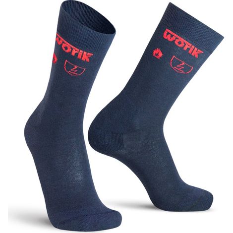 Calze medie da lavoro Worik Anti-flame Pro - 43/46 - Blu