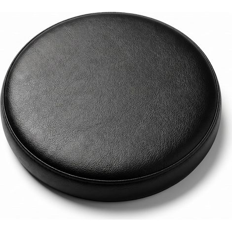 Galette de Chaise Ronde 35cm, Coussin d'Assise Ergonomique en Mousse à Mémoire de Forme, Soulage Le Coccyx et la Sciatique, Idéal pour Yoga, Bureau et Grossesse, Housse Lavable