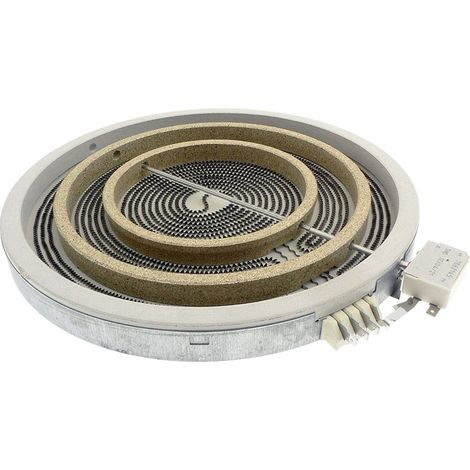 Resistencia Triple Vitrocerámica Fagor Edesa 2700W  Ø 300mm  EGO 60.25175.027  C.O. C69D008A7  Foco Radiante Gigante