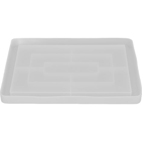 Moule rectangulaire en silicone pour rouleau, résistant et flexible, idéal pour la décoration intérieure DIY. (1/5)