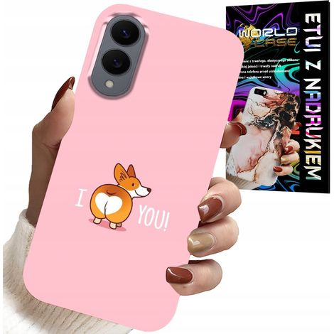 Hülle für Samsung Galaxy S25 edge – lustiges Muster „Ich liebe dich“-Hunde-Hülle (1/5)