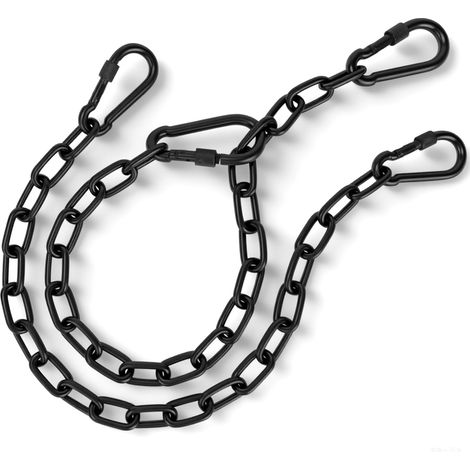 Jeu de chaînes de suspension pour balançoire (Lot de 2, 20 pouces) — Kit de suspension robuste